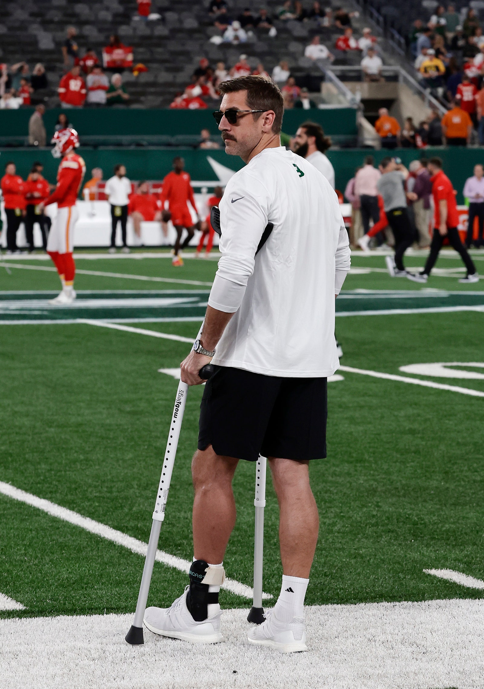 Rodgers is currently unable to play after injuring his Achilles.