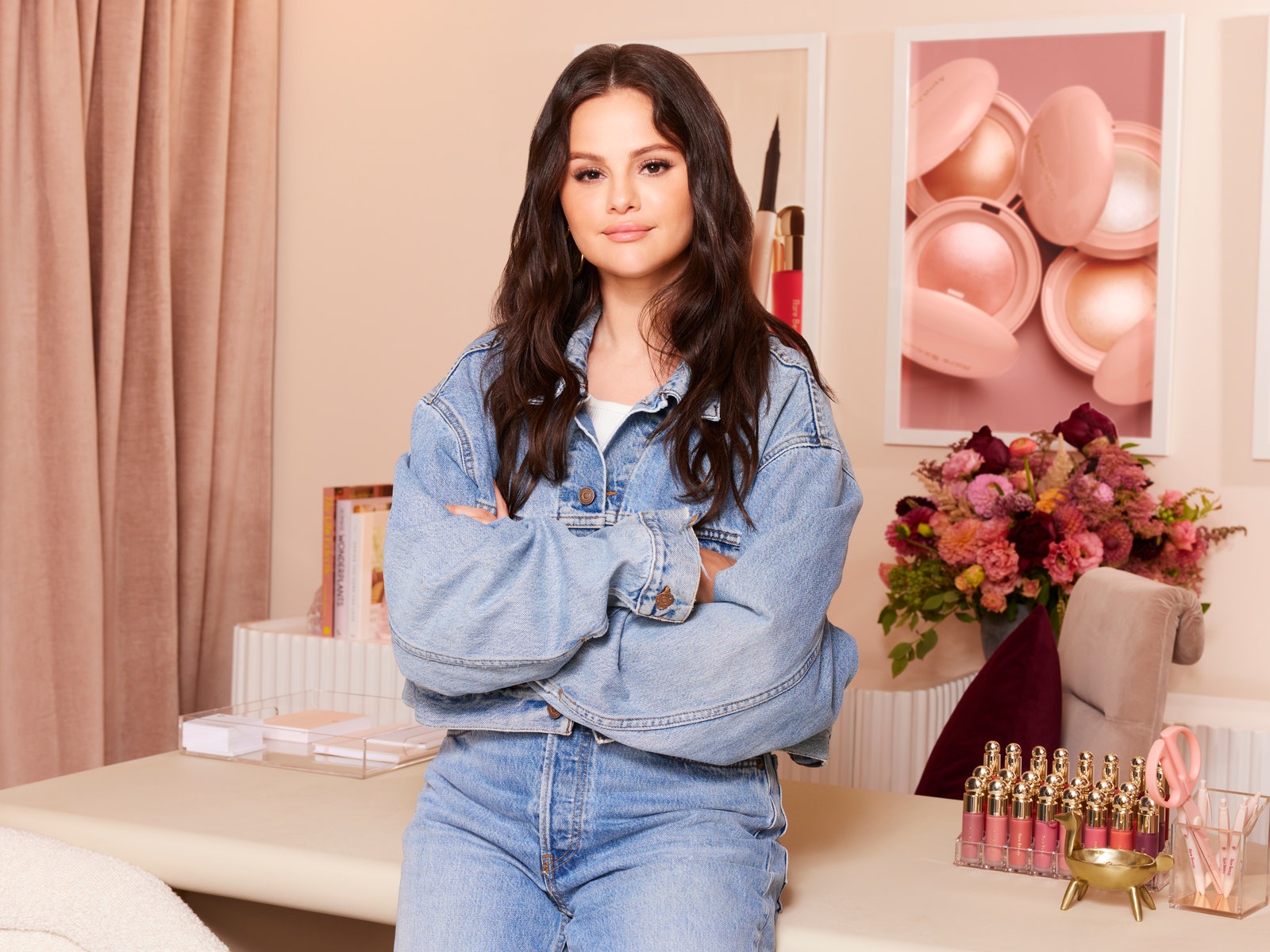 Inside Selena Gomez’s Newly Redesigned Rare Beauty Office